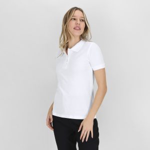 Polo Mujer Blanco "keya" - WPS180 - 5871